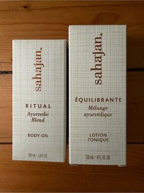 Sahajan Ayurvedic Duo - Toner and Body Oil